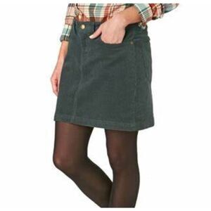 Patagonia Teal Blue Corduroy Mini Skirt Size 0